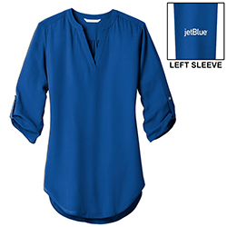 LADIES 3/4 SLEEVE TUNIC BLOUSE