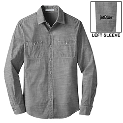 MEN'S SLUB CHAMBRAY SHIRT